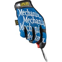 Mechanixwear MG-03-009 Mechanix Wear Medium Blue And Black Original Full Finger Synthetic Leather, Spandex And Rubber Mechanics